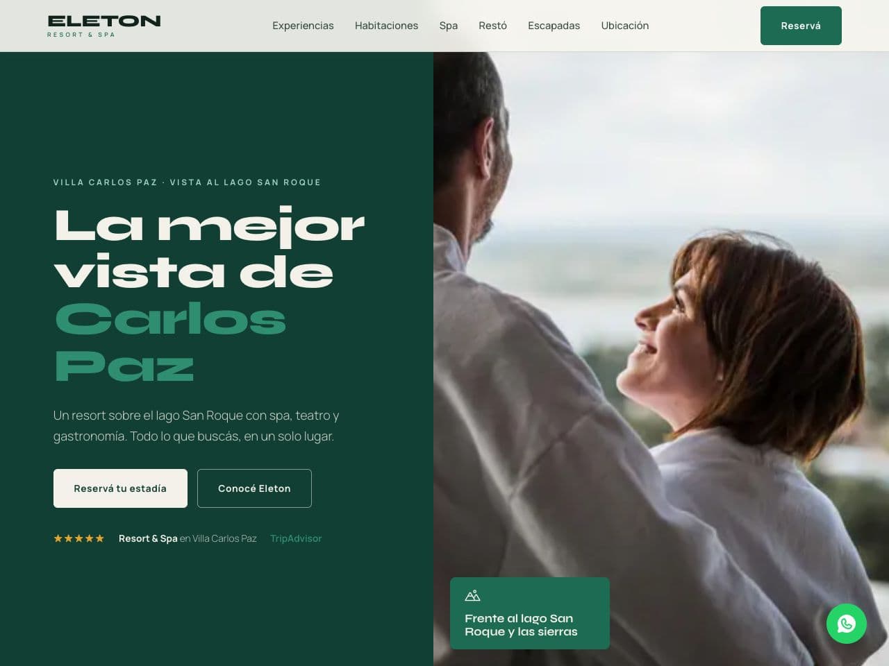 Sitio web de Eleton Resort & Spa